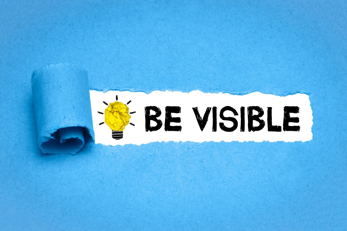 be visible