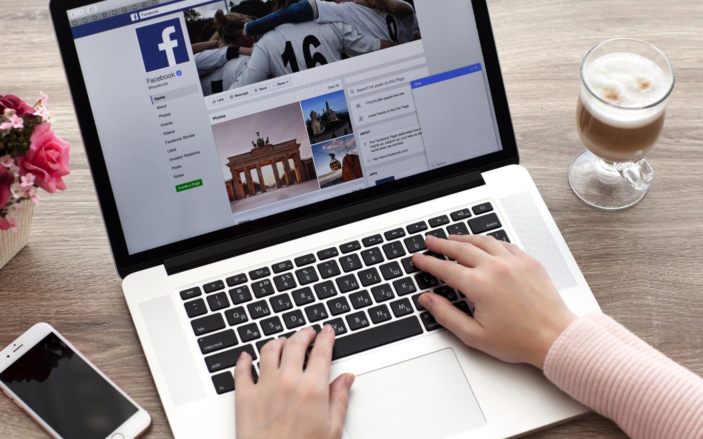 page facebook pc