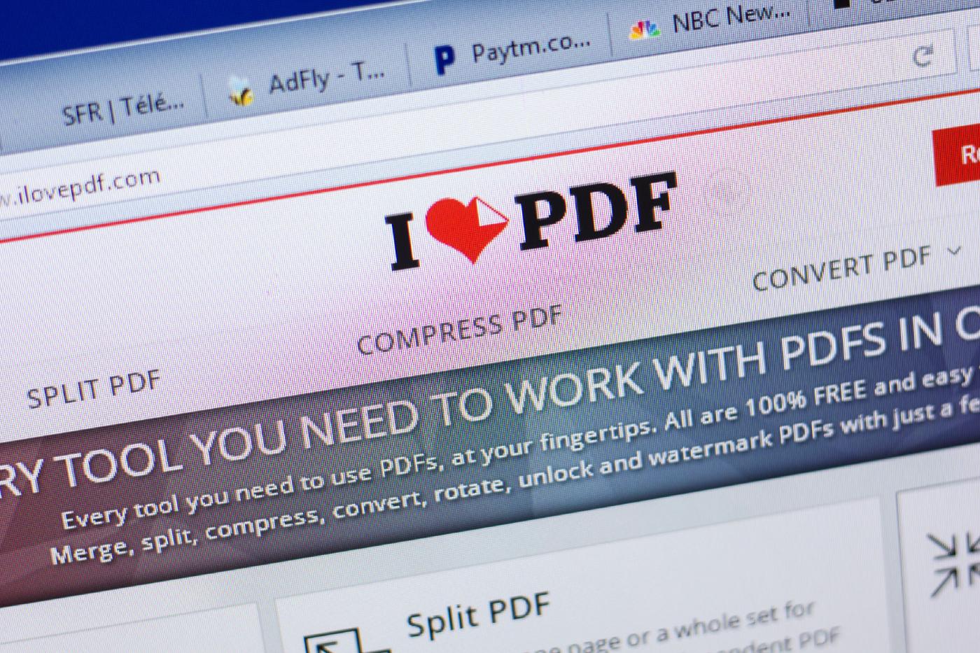 application ILOVEPDF