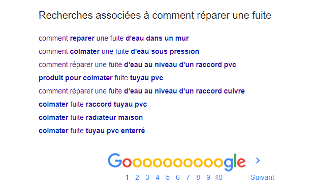 recherche google